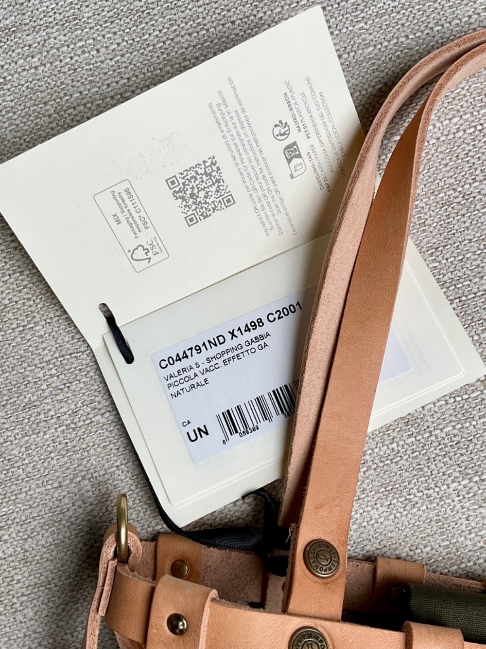 CAMPOMAGGI "VALERIA" Small Shopping Bag in woven cowhide leather - Picture 3 of 8